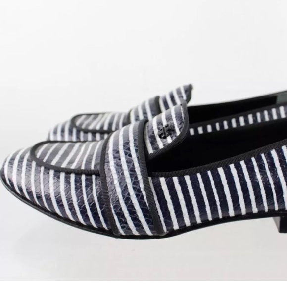 TORY BURCH EVETTE STRIPED LOAFERS US WMNS 8 - Picture 2 of 7